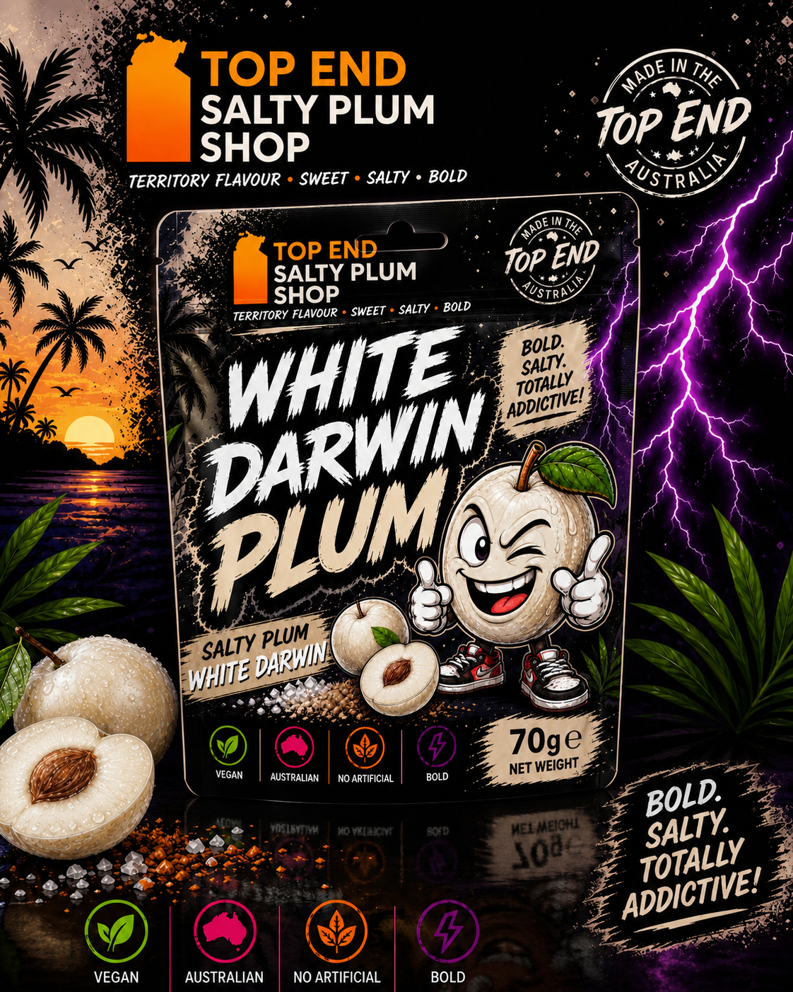 White Sweet & Salty - Salty plums