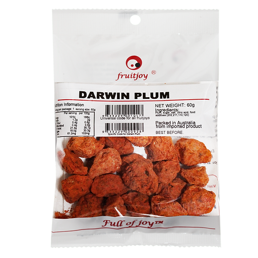 Fruitjoy - Darwin plum Red Salty plums 60g