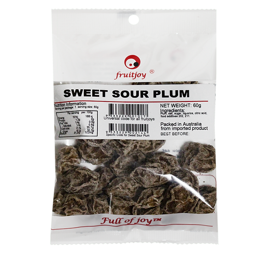 Fruitjoy - Sweet Sour plums 60g