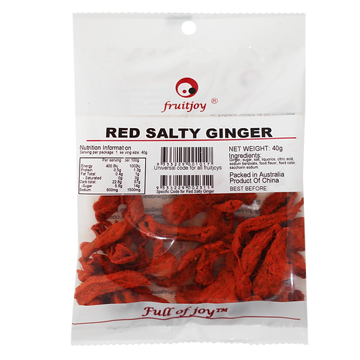 Fruitjoy - Red Salty Ginger 60g